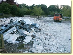 All the houses are now demolished