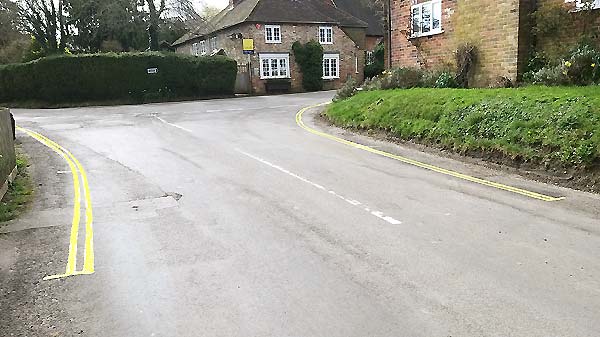 Yellow lines