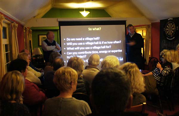 Peter and Clive in full flow.